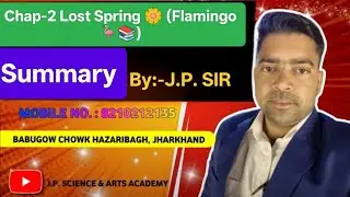 Summary Lost Spring 🌼 (Flamingo 🦩📚)###viral##video###lesson#