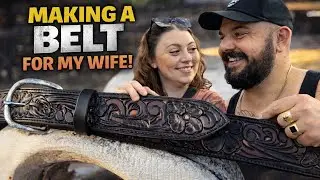 Making My Wife a Tooled Leather Belt
