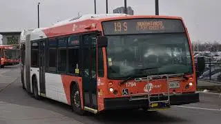 Miway 2017 Novabus LFSA Diesel 1794 (Audio Recording)