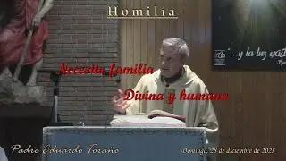 Homilía 2025-12-28 Necesito familia Divina y humana  ~  Padre Eduardo Toraño