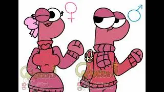 Alphabet lore/number lore females characters + male version and anthro version (Read description)