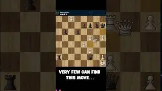 Very Few Can FInd This BRILLIANT CHESS SACRIFICE!!!
