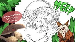 Я превратил нашего плюшевого Мипа в сказочного персонажа! | Цифровой рисунок Procreate | Дизайн п...