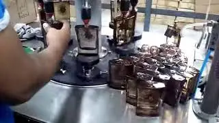 Swastik Semi Auto Vacuumetric 8 Head Rotary Perfume Filling Machine