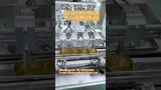 Vegetable Soup Filling Machine #soup #vegetablesoup #fillingmachine #liquidfillingmachine #shorts