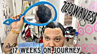 ROAD TO 720 WAVES! WEEK 17 BRUSHING!!!STARTED/TIPS#360waves#720waves#540waves
