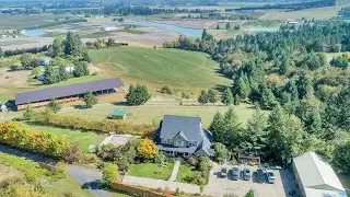Equestrian Estate on 50+ acres ~ Oregon horse properties ~ Video of 7447 SW Hergert