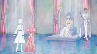 Neo Queen Serenity holding court for her daughter's new beau