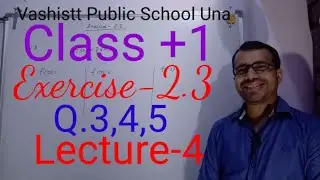 Find Range Exercise-2.3 (Q.-3,4,5) Lecture-4