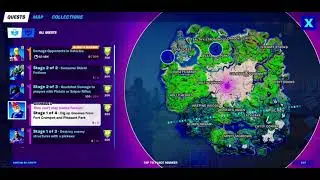 Fortnite - Dig up Gnomes From Fort Crumpet and Pleasant Park @ Fort Crumpet - Fortnite