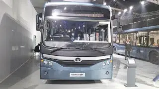 Tata Starbus EV 36 Seater Bus Unveiled @ 2023 Auto Expo - Walkaround | Full Interior & Exterior