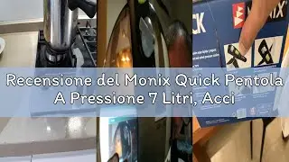 Recensione del Monix Quick Pentola A Pressione 7 Litri, Acciaio Inossidabile, Nero (Stainless Steel)