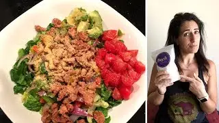NEW VEGAN FOOD FIND!  AND A SUPER EASY VEGAN TACO SALAD RECIPE!