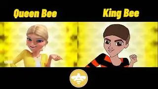 COMPARACI&Oacute;N DE TRANSFORMACI&Oacute;N Original VS Thian Palmezano/ Miraculous del ZORRO🦊-ABEJA🐝-CATARINA 🐞