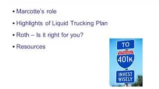 Liquid Truck Companies 401K Informational Video