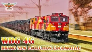 BRAND NEW EVOLUTION LOCOMOTIVE !! WDG 4G - HONK Festival !! Indian Railways