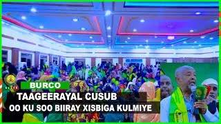 Gudoomiyaha Xisbiga KULMIYE ayaa soo dhaweeyay taageerayaal tiro badan oo Ku Soo biiray  KULMIYE.