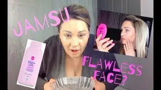 FLAWLESS FACE USING KOREAN BEAUTY HACK? | JAMSU ON DRY SKIN