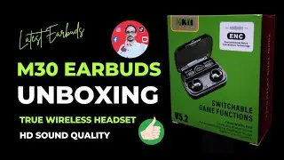 M30 Earbuds Unboxing and Review | True Wireless Earbuds | Game Functions