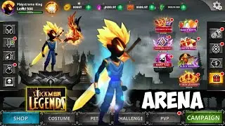 Stickman Legends - Max Level 500 Arena