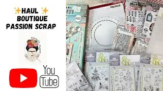 🛍 Haul 🛍 @boutiquepassionscrap8989 @aallandcreate Ink and image, etc... #haul #scrapbooking ✨️🤩🤩