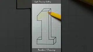 Number One Drawing, 1 art easy