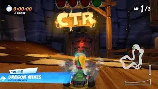 Crash Team Racing Nitro-Fueled|Dragon Mines|Gasmoxian Slug trophy