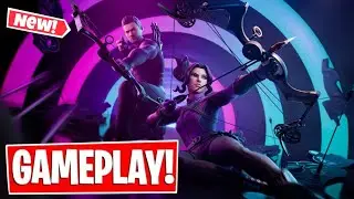HAWKEYE BUNDLE Gameplay In Fortnite (Kate Bishop Skin Gameplay)