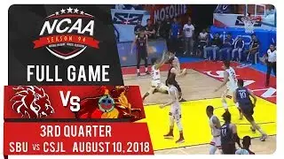 NCAA 93 MB: SBU vs. CSJL | Full Game | 3rd Quarter | August 10, 2018