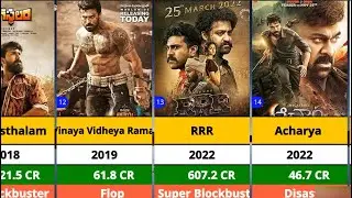Ram Charan All Movies Hit & Flop Movie || RRR || Acharya || Vinaya Vidheya Rama || 8 Tube