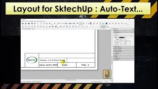 Layout for SketchUp: Auto Text