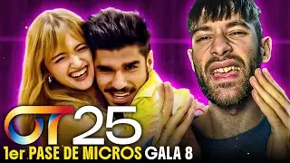 REACCION a GUILLO y LUCIA - Sexo en la playa | PRIMER PASE DE MICROS GALA 8 | OT 2025 #OT2025