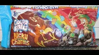 Cocoa Puffs with Lucky Charms Marshmallows Cereal Review