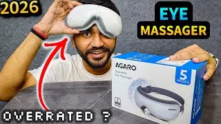 I TRIED EYE MASSAGE | Agaro Eye Massager Unboxing & Review