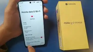 Moto G57 Power - How to turn off background data