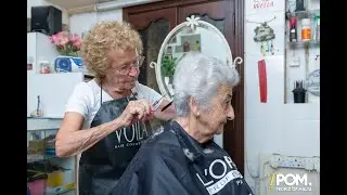 Carmena 90 year-old hairdresser