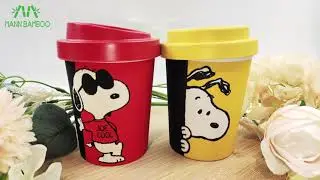 Peanuts Snoopy, Coffee Cups Takeaway- Biodegradable,Compostable,Eco Friendly