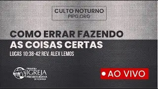 Culto Noturno - AO VIVO | 11/01/26 | 18h | PIPG