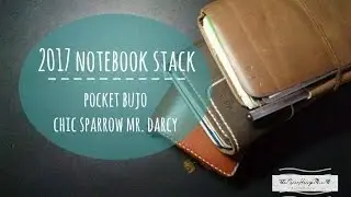 2017 Notebook Stack & how I'm using my Pocket Bullet Journal (ep. 31)