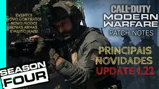 WARZONE Season 4 - Atualiza&ccedil;&atilde;o principais novidades update 1.22 path notes - pt br
