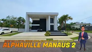 Alphaville Manaus 2, Duplex Esquina Mobiliada, Energia solar, Gerador, Terreno com 1.042,20m²