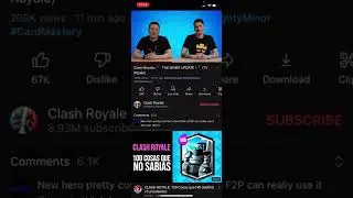 Clash Royale video reaction &ldquo;The Miner Update&rdquo; and some novelties of my mix in the next season