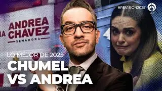 Chumel volvió a la carga contra Andrea Chávez en 2025 por campaña anticipada
