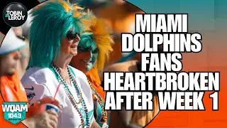 Miami Dolphins Fans Heartbroken and Callers Pissed At Chris Grier From Week 1 Stinker