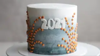 Cake Art- Easy New Years Eve Cake Tutorial