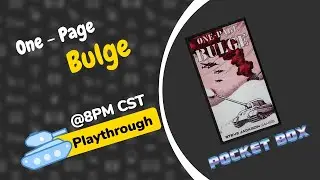 One-Page Bulge - Board Game Playthrough