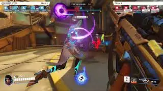 Ana Gameplay wuth a good grenade save by RENTO &mdash; Overwatch 2 Replay E3MMY8
