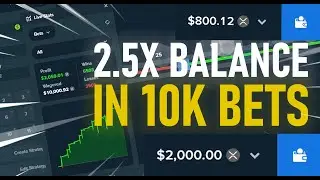 Easy 2.5X Money On Stake ( #Free Dice Strategy )