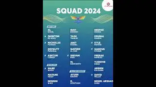 IPL Auction 2024 Highlights|LUCKNOW SUPER GIANTS SQUAD|LSG #ipl #iplauction