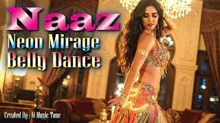 Naaz in Neon Mirage | Futuristic Belly Dance Performance | Arabic Electro Fusion 4K